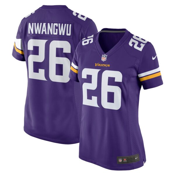 Women’s Minnesota Vikings Kene Nwangwu Nike Purple Game Jersey