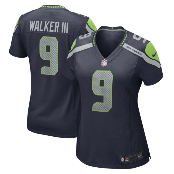 Women’s Seattle Seahawks Kenneth Walker III Nike Navy Player Jersey