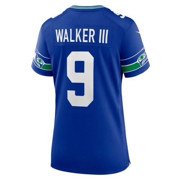 Women’s Seattle Seahawks Kenneth Walker III Nike Royal Player Jersey