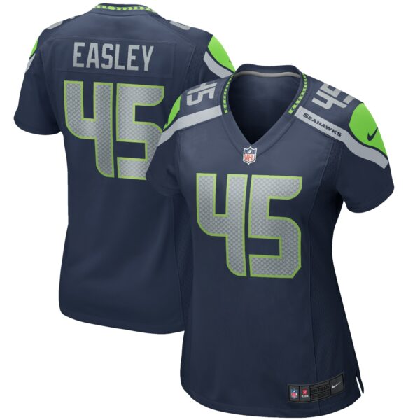 Women’s Seattle Seahawks Kenny Easley Nike College Navy Game Retired Player Jersey