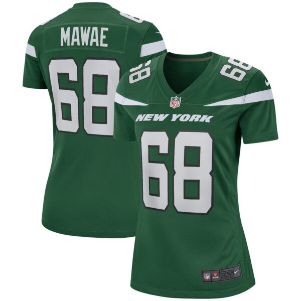 Women’s New York Jets Kevin Mawae Nike Gotham Green Game Retired Player Jersey