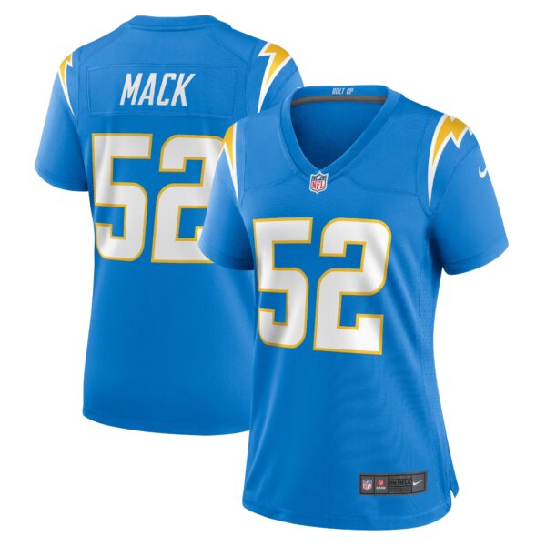 Women’s Los Angeles Chargers Khalil Mack Nike Powder Blue Player Jersey