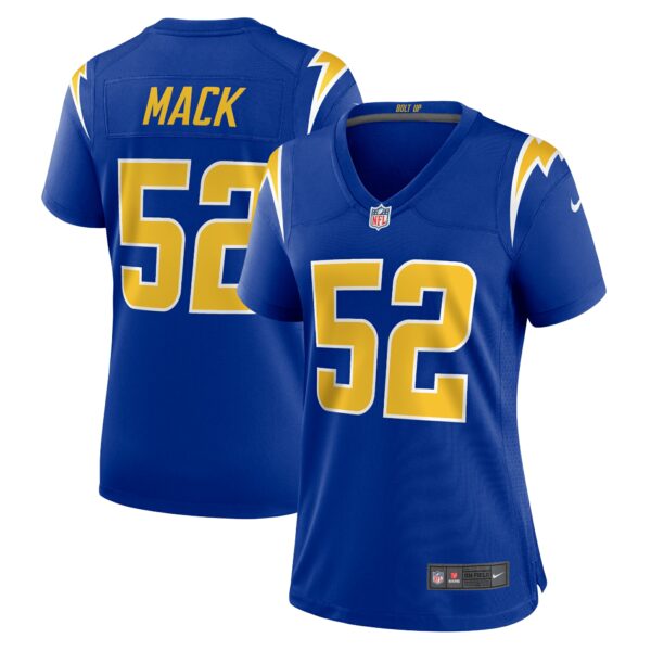 Women’s Los Angeles Chargers Khalil Mack Nike Royal Alternate Game Jersey