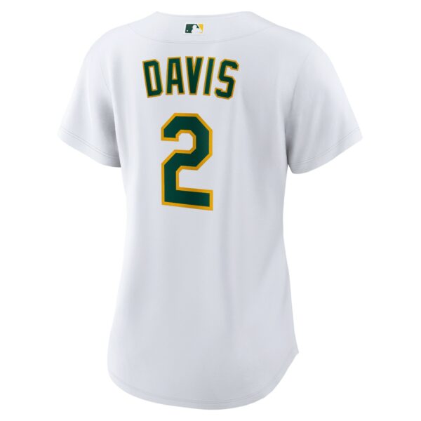 Women’s Oakland Athletics Khris Davis Nike White Home Replica Player Jersey