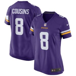 Women's Minnesota Vikings Kirk Cousins Nike Purple Player Jersey