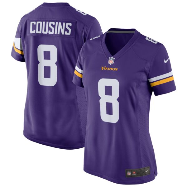 Women’s Minnesota Vikings Kirk Cousins Nike Purple Player Jersey