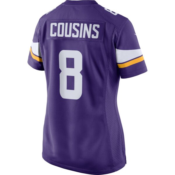 Women’s Minnesota Vikings Kirk Cousins Nike Purple Player Jersey