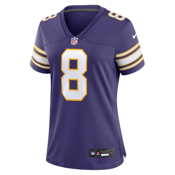 Women’s Minnesota Vikings Kirk Cousins Nike Purple Player Jersey