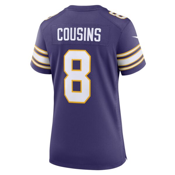 Women’s Minnesota Vikings Kirk Cousins Nike Purple Player Jersey