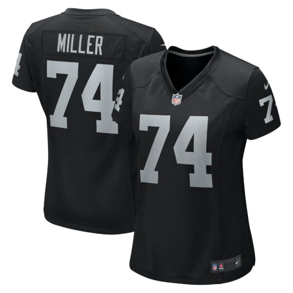 Women’s Las Vegas Raiders Kolton Miller Nike Black Game Jersey