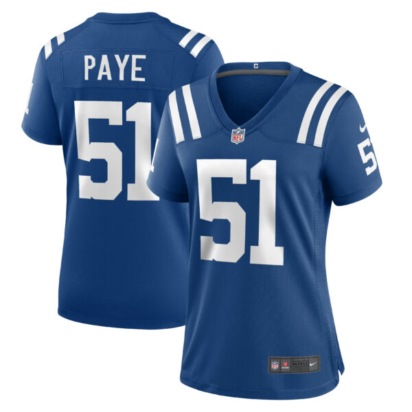 Women’s Indianapolis Colts Kwity Paye Nike Royal Game Jersey