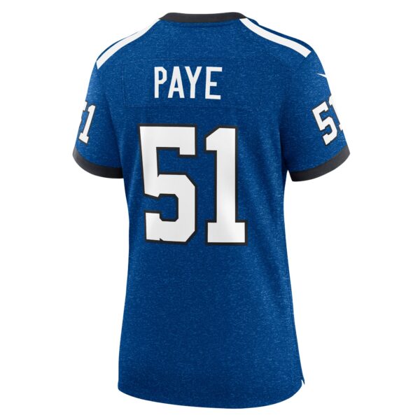 Women’s Indianapolis Colts Kwity Paye Nike Royal Indiana Nights Alternate Game Jersey