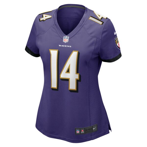 Women’s Baltimore Ravens Kyle Hamilton Nike Purple Player Game Jersey