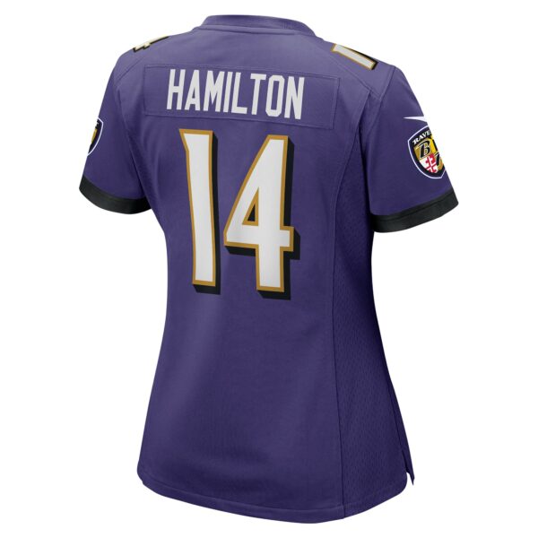 Women’s Baltimore Ravens Kyle Hamilton Nike Purple Player Game Jersey