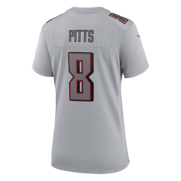 Women’s Atlanta Falcons Kyle Pitts Nike Gray Atmosphere Fashion Game Jersey