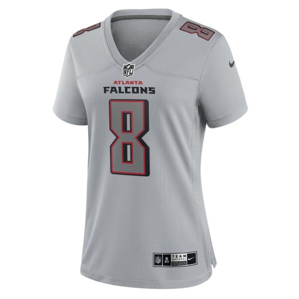 Women’s Atlanta Falcons Kyle Pitts Nike Gray Atmosphere Fashion Game Jersey