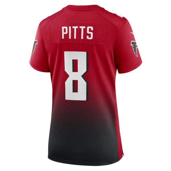 Women’s Atlanta Falcons Kyle Pitts Nike Red Alternate Game Jersey