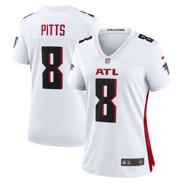 Women’s Atlanta Falcons Kyle Pitts Nike White Game Player Jersey