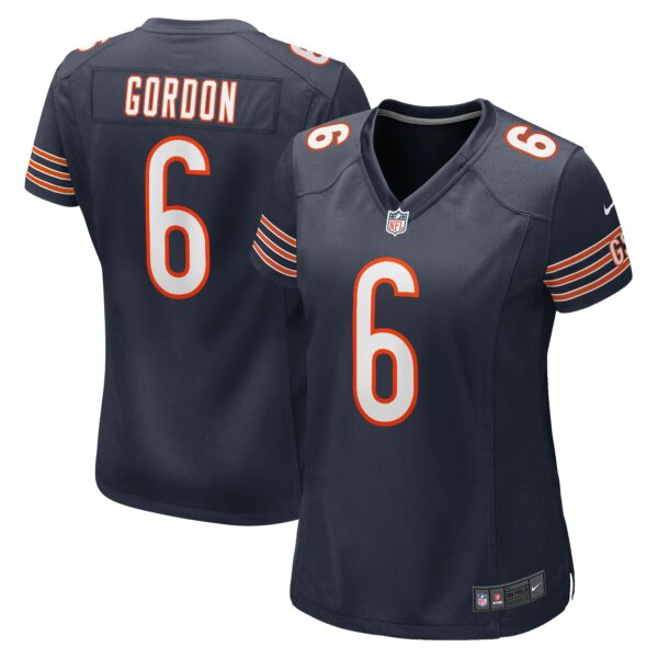 Women’s Chicago Bears Kyler Gordon Nike Navy Game Player Jersey