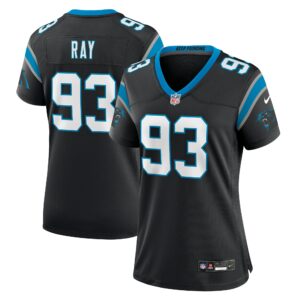 Women's Carolina Panthers LaBryan Ray Nike Black Team Game Jersey