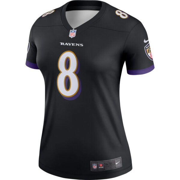 Women’s Baltimore Ravens Lamar Jackson Nike Black Legend Team Jersey