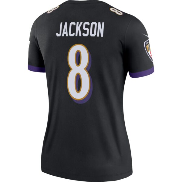 Women’s Baltimore Ravens Lamar Jackson Nike Black Legend Team Jersey