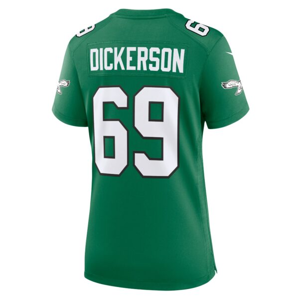 Women’s Philadelphia Eagles Landon Dickerson Nike Kelly Green Alternate Game Jersey