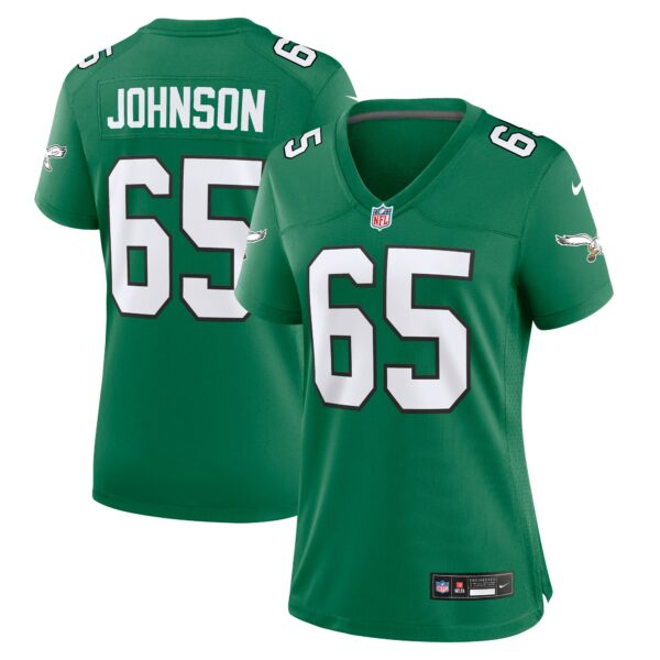 Women’s Philadelphia Eagles Lane Johnson Nike Kelly Green Alternate Game Jersey