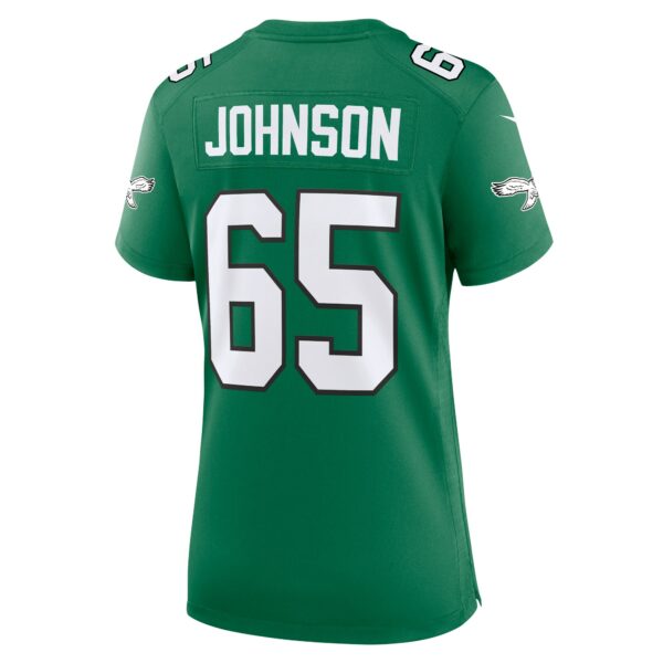 Women’s Philadelphia Eagles Lane Johnson Nike Kelly Green Alternate Game Jersey