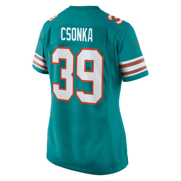 Women’s Miami Dolphins Larry Csonka Nike Aqua Retired Player Jersey