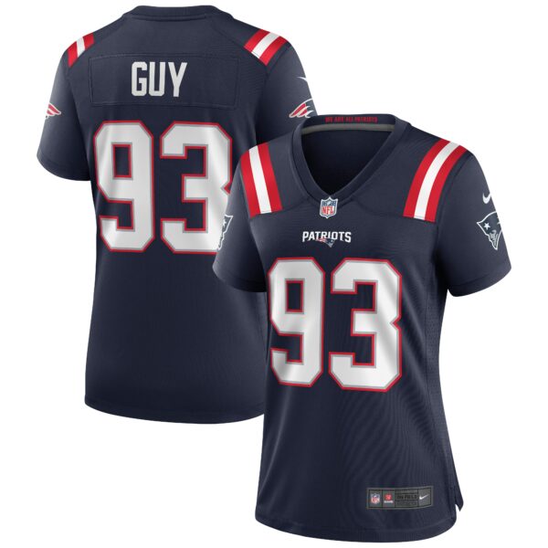 Women’s New England Patriots Lawrence Guy Nike Navy Game Jersey