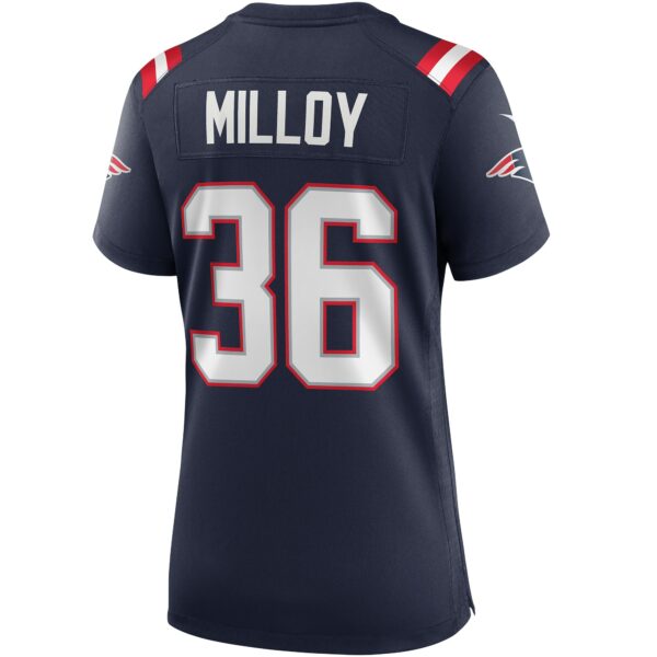 Women’s New England Patriots Lawyer Milloy Nike Navy Game Retired Player Jersey