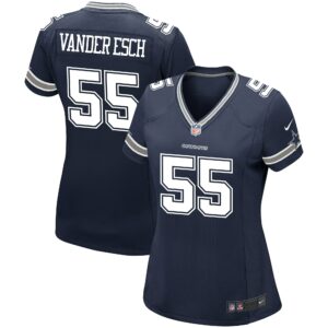 Women's Dallas Cowboys Leighton Vander Esch Nike Navy Game Player Jersey