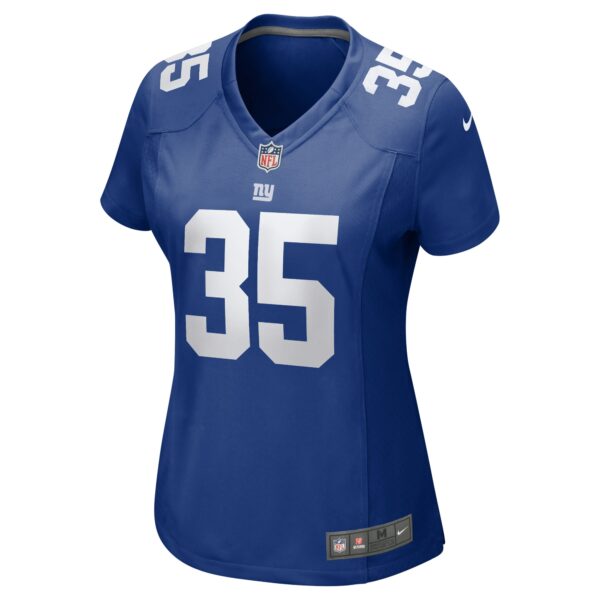 Women’s New York Giants Leonard Johnson Nike Royal Game Player Jersey