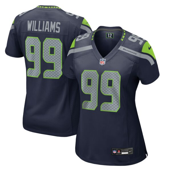 Women’s Seattle Seahawks Leonard Williams Nike College Navy Game Jersey