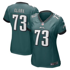 Women's Philadelphia Eagles Le'Raven Clark Nike Midnight Green Game Jersey