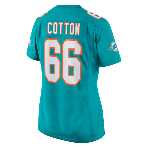 Women’s Miami Dolphins Lester Cotton Sr. Nike Aqua Home Game Player Jersey