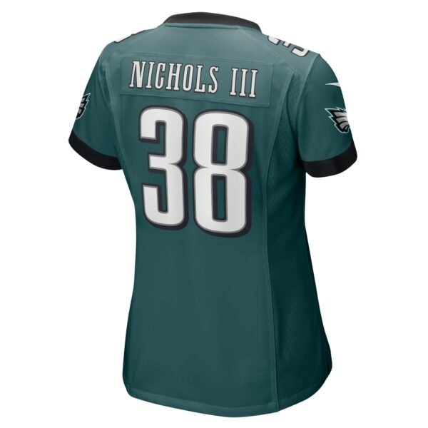 Women’s Philadelphia Eagles Lew Nichols III Nike Midnight Green Game Jersey