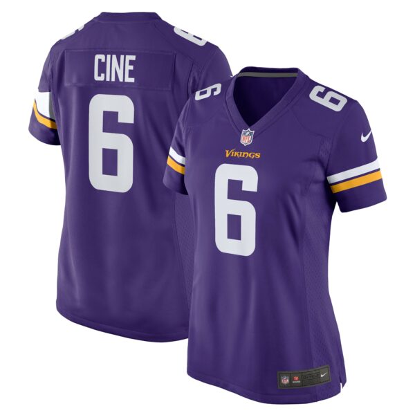 Women’s Minnesota Vikings Lewis Cine Nike Purple Game Player Jersey