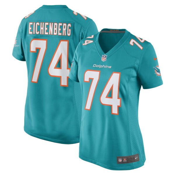 Women’s Miami Dolphins Liam Eichenberg Nike Aqua Game Jersey