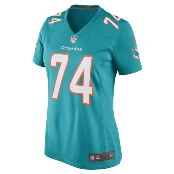 Women’s Miami Dolphins Liam Eichenberg Nike Aqua Game Jersey