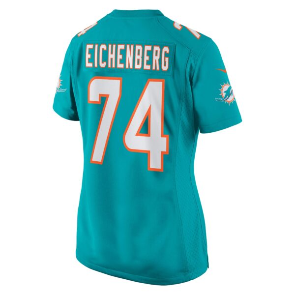 Women’s Miami Dolphins Liam Eichenberg Nike Aqua Game Jersey