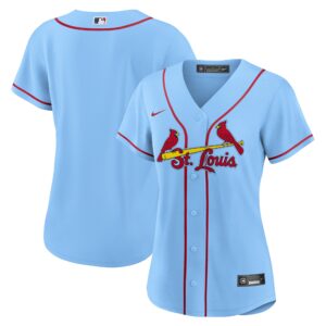 Women's St. Louis Cardinals Nike Light Blue Alternate Replica Team Jersey