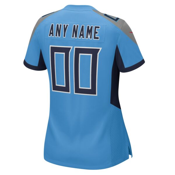 Women’s Nike Light Blue Tennessee Titans Alternate Custom Game Jersey