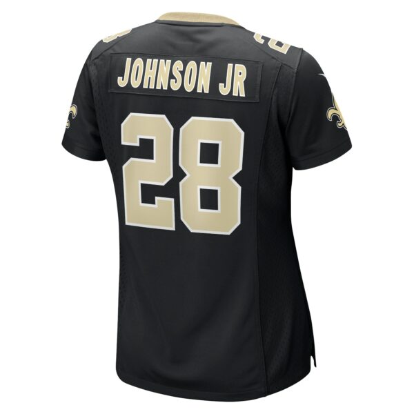 Women’s New Orleans Saints Lonnie Johnson Jr. Nike Black Team Game Jersey