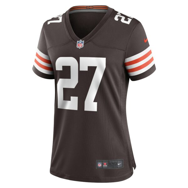 Women’s Cleveland Browns Lorenzo Burns Nike Brown Team Game Jersey