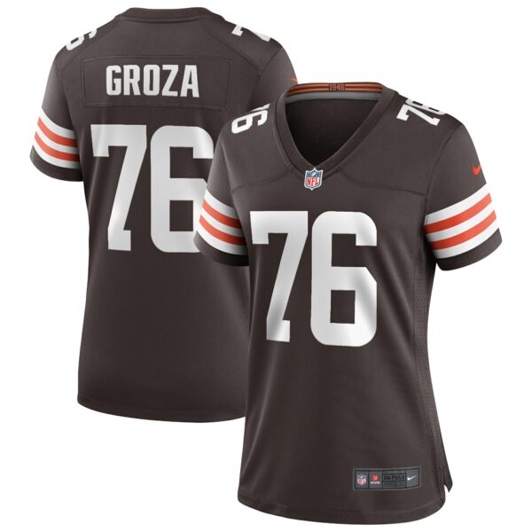 Women’s Cleveland Browns Lou Groza Nike Brown Game Retired Player Jersey