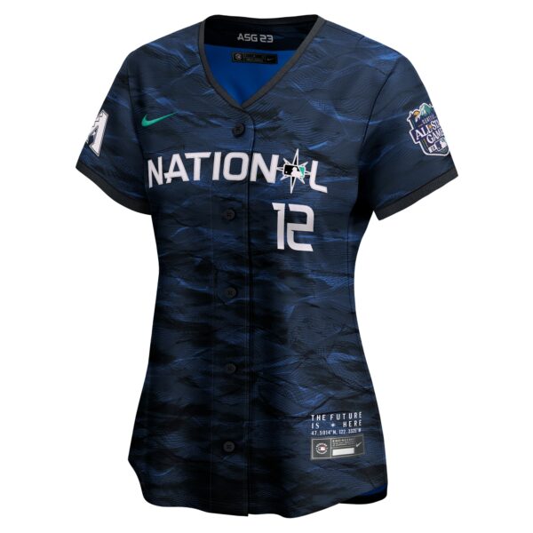 Women’s National League Lourdes Gurriel Jr. Nike Royal 2023 MLB All-Star Game Limited Player Jersey