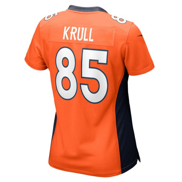 Women’s Denver Broncos Lucas Krull Nike Orange Team Game Jersey