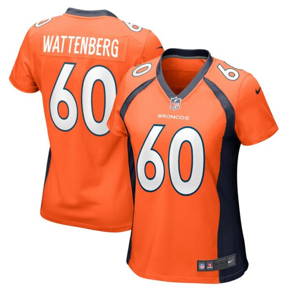 Women’s Denver Broncos Luke Wattenberg Nike Orange Game Player Jersey